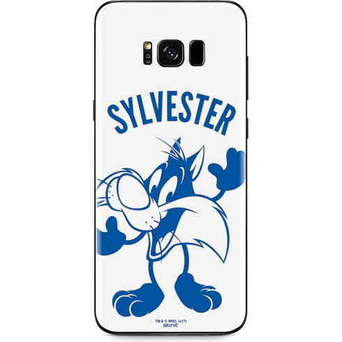 Looney Tunes Sylvester the Cat Big Head Galaxy S8 Skin
