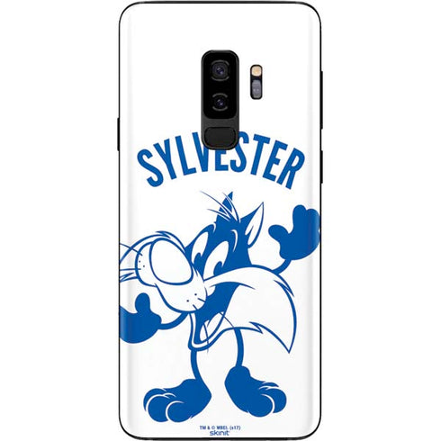 Looney Tunes Sylvester the Cat Big Head Galaxy S9 Plus Skin