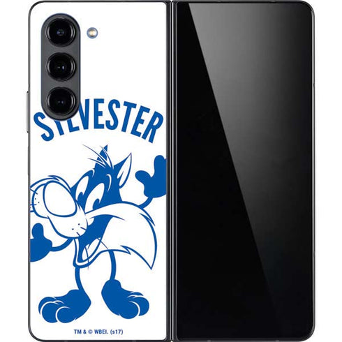 Looney Tunes Sylvester the Cat Big Head Galaxy Z Fold5 5G Skin