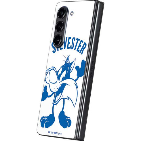 Looney Tunes Sylvester the Cat Big Head Galaxy Z Fold5 5G Skin