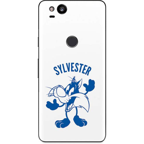 Looney Tunes Sylvester the Cat Big Head Google Pixel 2 Skin