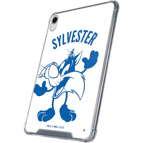 Looney Tunes Sylvester the Cat Big Head iPad 11th Gen (2025) Clear Case