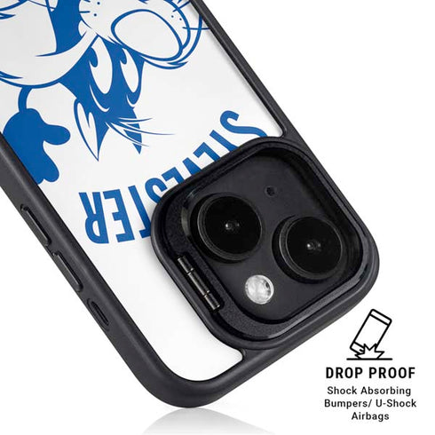 Looney Tunes Sylvester the Cat Big Head iPhone 14 Kickstand Case