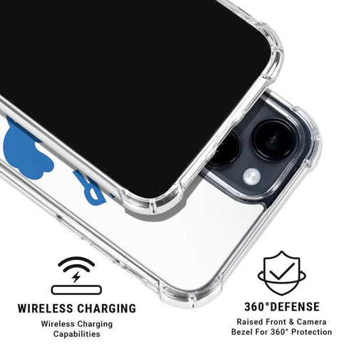 Looney Tunes Sylvester the Cat Big Head iPhone 15 Clear Case