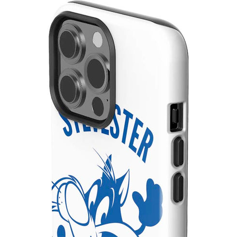 Looney Tunes Sylvester the Cat Big Head iPhone 15 Pro Impact Case