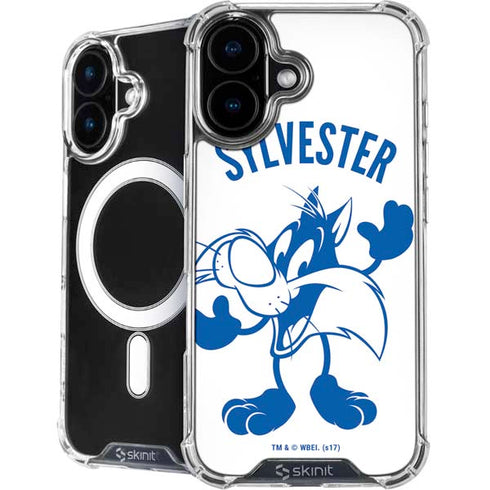 Looney Tunes Sylvester the Cat Big Head iPhone 16 Plus MagSafe Case