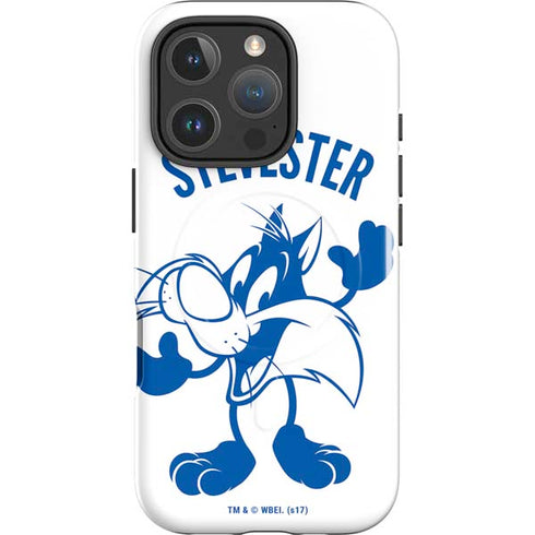 Looney Tunes Sylvester the Cat Big Head iPhone 16 Pro Magsafe Impact Case