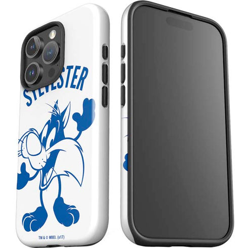 Looney Tunes Sylvester the Cat Big Head iPhone 16 Pro Max Impact Case