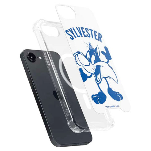 Looney Tunes Sylvester the Cat Big Head iPhone 16e MagSafe Case