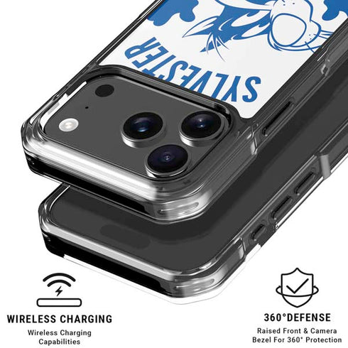 Looney Tunes Sylvester the Cat Big Head iPhone 18 Pro Clear Case