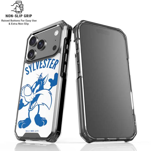 Looney Tunes Sylvester the Cat Big Head iPhone 18 Pro Clear Case