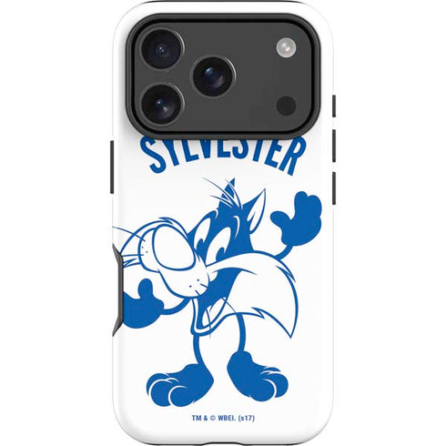 Looney Tunes Sylvester the Cat Big Head iPhone 18 Pro Impact Case