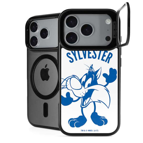 Looney Tunes Sylvester the Cat Big Head iPhone 18 Pro Kickstand Case
