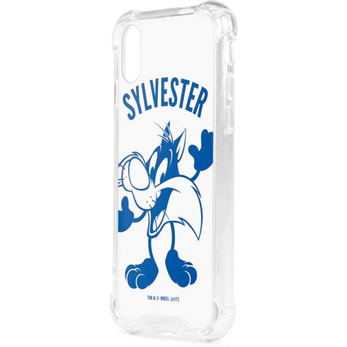 Looney Tunes Sylvester the Cat Big Head iPhone XS Clear Case