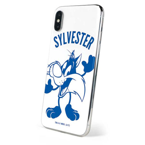 Looney Tunes Sylvester the Cat Big Head iPhone XS Skin