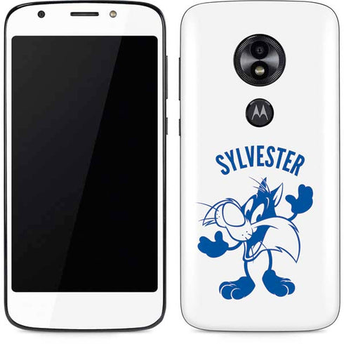 Looney Tunes Sylvester the Cat Big Head Moto E5 Play Skin