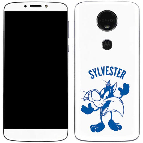 Looney Tunes Sylvester the Cat Big Head Moto E5 Plus Skin