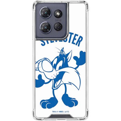 Looney Tunes Sylvester the Cat Big Head Moto G 5G (2025) Clear Case