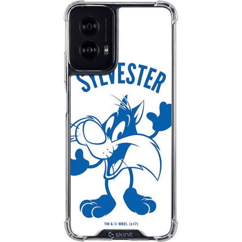 Looney Tunes Sylvester the Cat Big Head Moto G Power 5G (2024) Clear Case