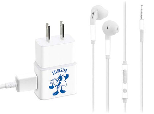 Looney Tunes Sylvester the Cat Big Head Phone Charger Skin