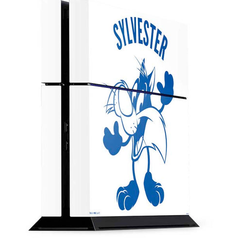 Looney Tunes Sylvester the Cat Big Head PS4 Console Skin