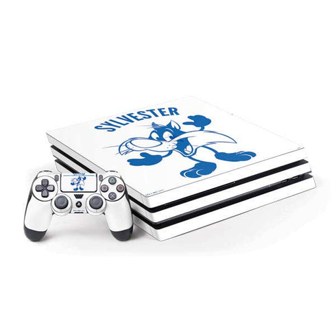 Looney Tunes Sylvester the Cat Big Head PlayStation PS4 Skins