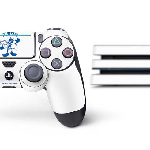 Looney Tunes Sylvester the Cat Big Head PS4 Pro Bundle Skin