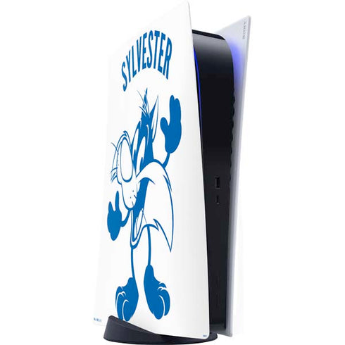 Looney Tunes Sylvester the Cat Big Head PlayStation PS5 Skins