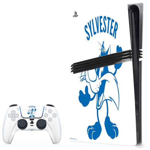 Looney Tunes Sylvester the Cat Big Head PlayStation PS5 Skins