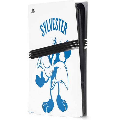 Looney Tunes Sylvester the Cat Big Head PS5 Pro Console Skin