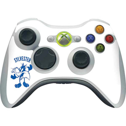 Looney Tunes Sylvester the Cat Big Head Xbox 360 Wireless Controller Skin