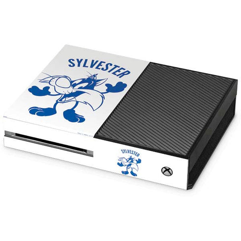 Looney Tunes Sylvester the Cat Big Head Xbox One Console Skin