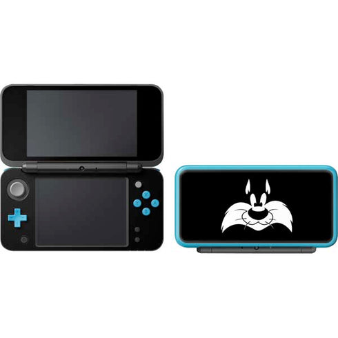 Looney Tunes Sylvester the Cat Black and White Nintendo 2DS XL (2017) Skin
