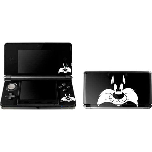 Looney Tunes Sylvester the Cat Black and White 3DS (2011) Skin