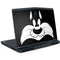 Looney Tunes Sylvester the Cat Black and White Dell Alienware Skin