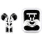 Looney Tunes Sylvester the Cat Black and White Apple AirPods Skin