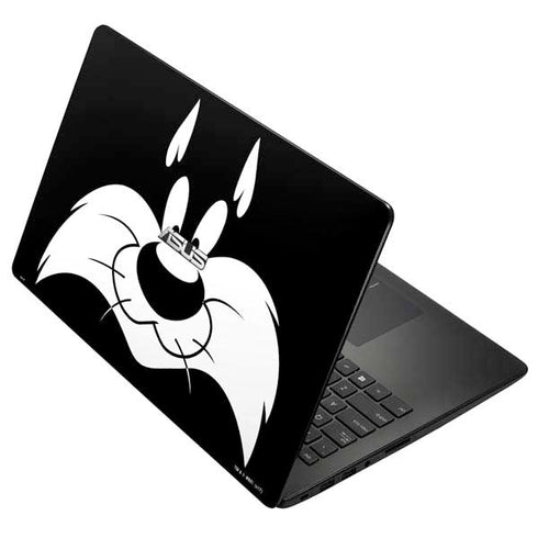Looney Tunes Sylvester the Cat Black and White Asus X502CA 15.6 Skin