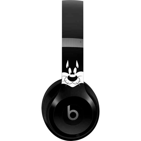 Looney Tunes Sylvester the Cat Black and White Beats Solo 4 Wireless Headphones Skin
