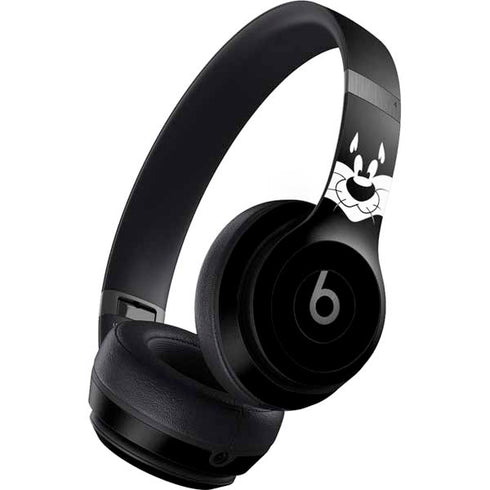 Looney Tunes Sylvester the Cat Black and White Beats Solo 4 Wireless Headphones Skin