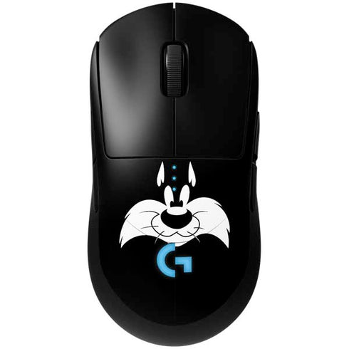 Looney Tunes Sylvester the Cat Black and White G Pro Wireless Gaming Mouse Skin