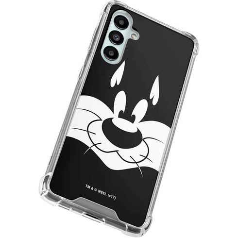Looney Tunes Sylvester the Cat Black and White Galaxy A16 5G Clear Case