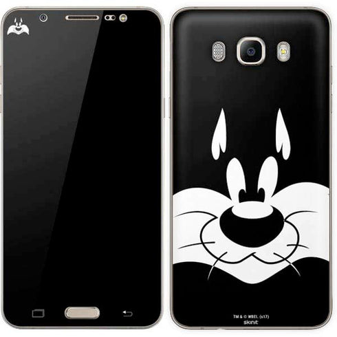 Looney Tunes Sylvester the Cat Black and White Galaxy J7 Skin