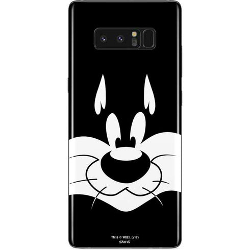 Looney Tunes Sylvester the Cat Black and White Galaxy Note 8 Skin