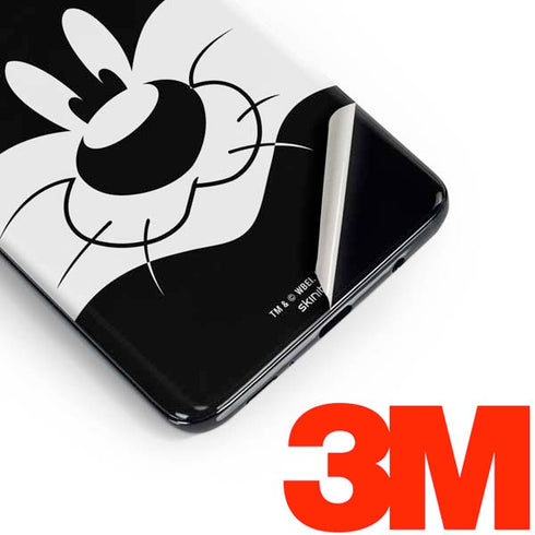 Looney Tunes Sylvester the Cat Black and White Galaxy S10 Skin