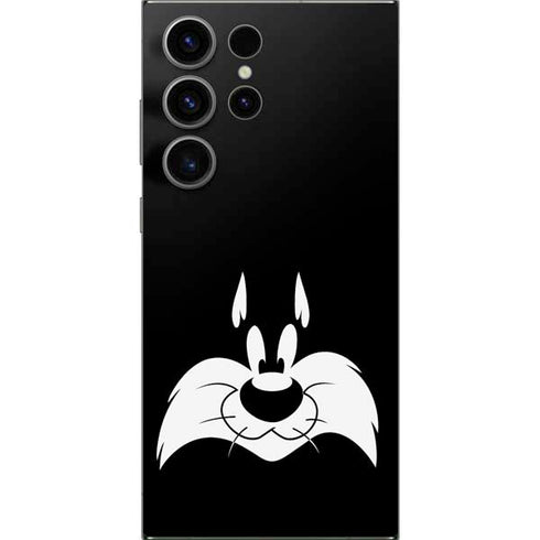 Looney Tunes Sylvester the Cat Black and White Galaxy S24 Ultra Skin