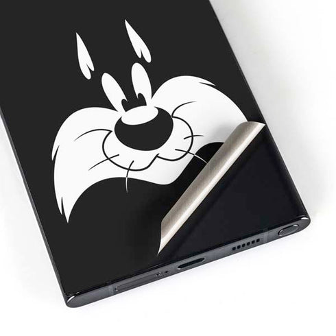 Looney Tunes Sylvester the Cat Black and White Galaxy S24 Ultra Skin