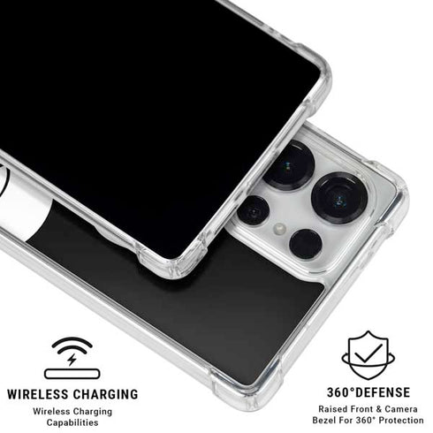 Looney Tunes Sylvester the Cat Black and White Galaxy S25 Ultra Clear Case