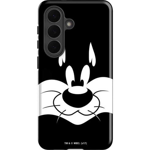 Looney Tunes Sylvester the Cat Black and White Galaxy S26 Impact Case