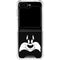 Looney Tunes Sylvester the Cat Black and White Galaxy Z Flip6 Clear Case