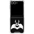 Looney Tunes Sylvester the Cat Black and White Galaxy Z Flip7 Clear Case